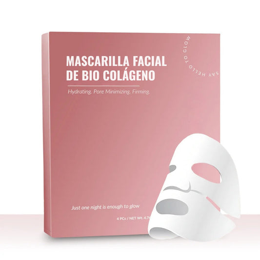 5 mascarillas de colágeno